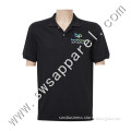 Single Jersey Design Men's Polo Shirt with Custom Embroidery Label